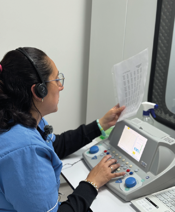 Exámenes audiológicos